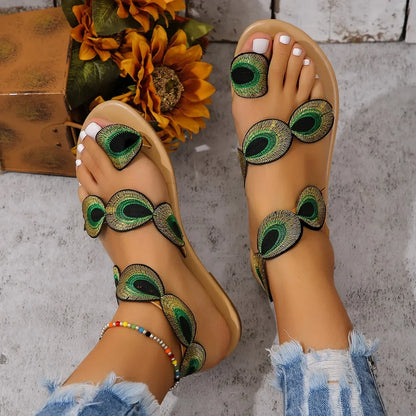 Floral Flat Sandals
